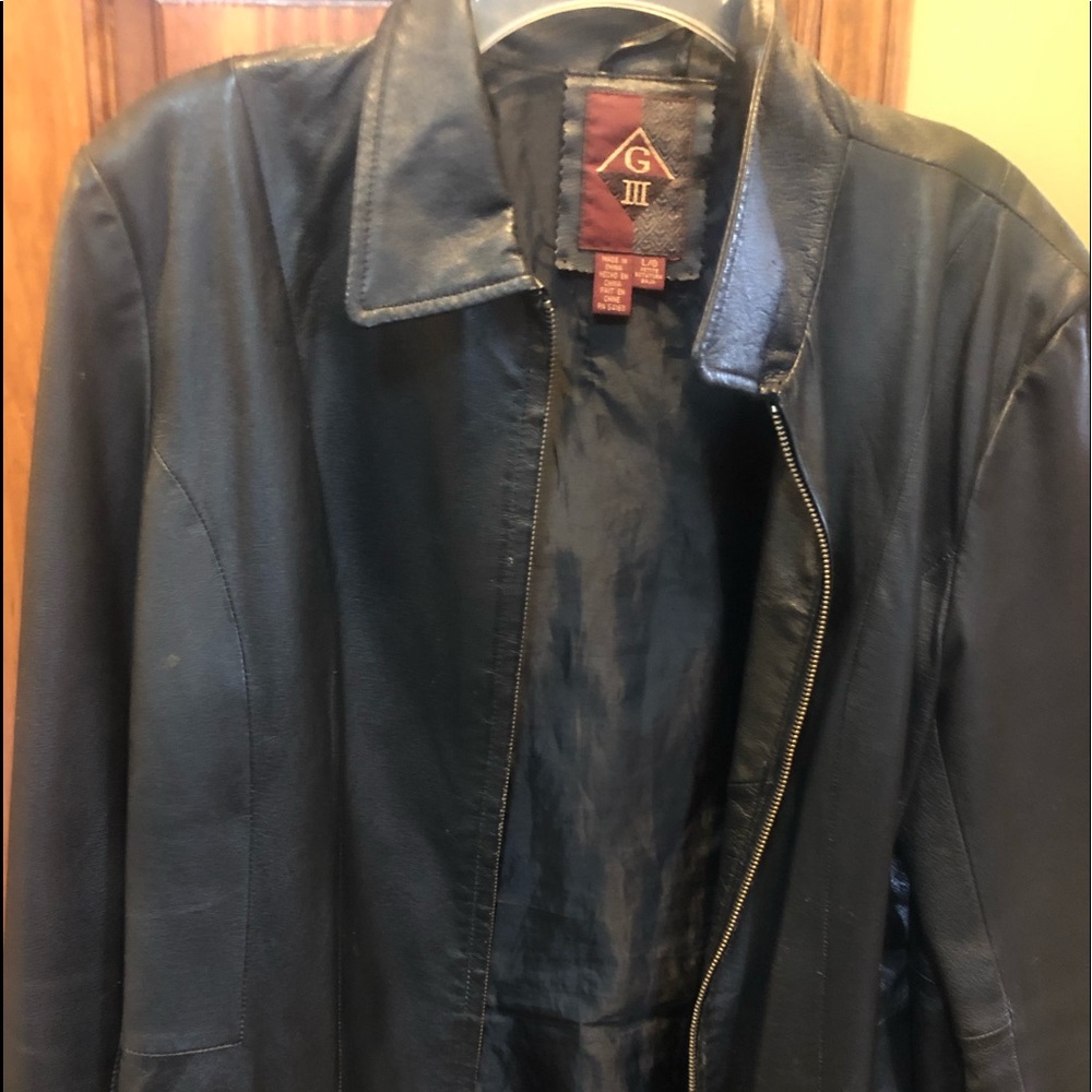 COPY - Back leather coat